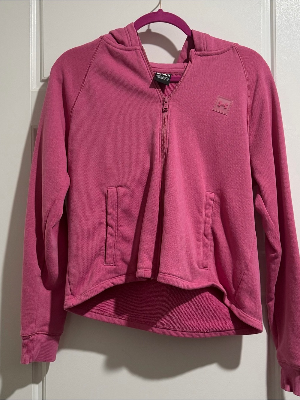 Under Armour Women's Pink Full-Zip Hoodie